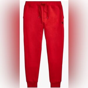 🆕 Polo Ralph Lauren Men’s Double-Knit Tech Joggers. RL Red, Size:2XL • NWOT